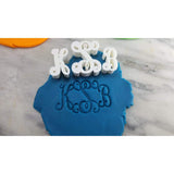 Vine Monogram Letter Cookie Stamps Cursive - Letters/ Numbers/ Shapes