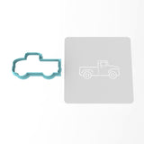 Vintage Truck Cookie Cutter | Stamp | Stencil #1 Comic Book / Vehicles Cookie Cutter Lady 3 Inch Cupcake/Small Cookie Cutter Only Yes