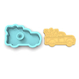Vintage Truck with Carrots Cookie Cutter | Stamp | Stencil #1