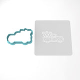 Vintage Truck with Carrots Cookie Cutter | Stamp | Stencil #1