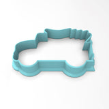 Vintage Truck with Christmas Tree Cookie Cutter | Stamp | Stencil #1