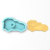 Vintage Truck with Pumpkin Cookie Cutter | Stamp | Stencil #1