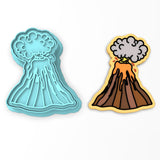 Volcano Cookie Cutter | Stamp | Stencil #1