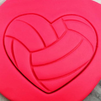 Volleyball Heart Cookie Cutter