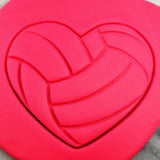 Volleyball Heart Cookie Cutter