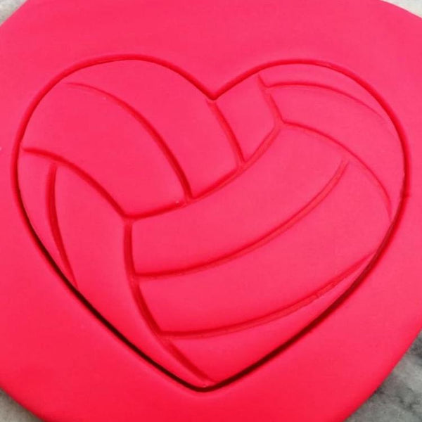 Volleyball Heart Cookie Cutter