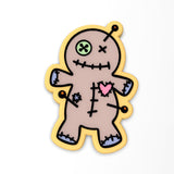 Voodoo Doll Cookie Cutter | Stamp | Stencil #1 Halloween / Fall Cookie Cutter Lady 