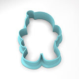Voodoo Doll Cookie Cutter | Stamp | Stencil #1 Halloween / Fall Cookie Cutter Lady 2 Inch Small Cupcake Cutter Only No