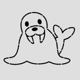 Walrus Body Cookie Cutter | Stamp | Stencil #1