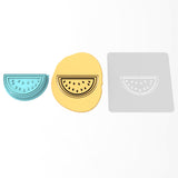 Watermelon Cookie Cutter | Stamp | Stencil #1