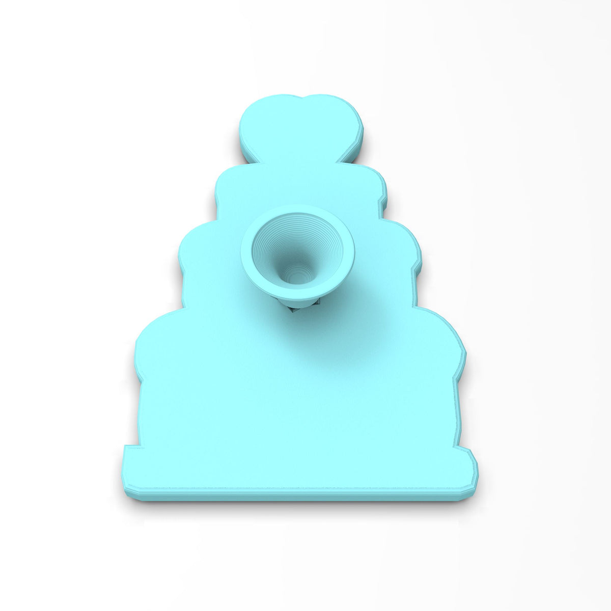 Wedding Cake 3 Tier Cookie Cutter | Stamp | Stencil #1