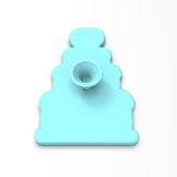 Wedding Cake 3 Tier Cookie Cutter | Stamp | Stencil #1