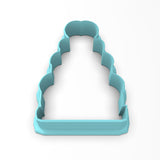 Wedding Cake 3 Tier Cookie Cutter | Stamp | Stencil #1