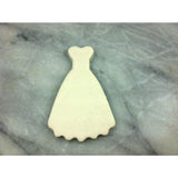 Wedding Dress Outline #1 Cookie Cutter - Wedding / Baby / V Day
