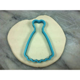 Wedding Dress Outline #1 Cookie Cutter - Wedding / Baby / V Day