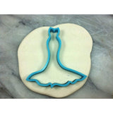 Wedding Dress Outline #2 Cookie Cutter - Wedding / Baby / V Day