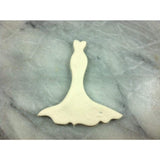 Wedding Dress Outline #2 Cookie Cutter - Wedding / Baby / V Day