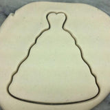 Wedding Dress Outline #3 Cookie Cutter - Wedding / Baby / V Day