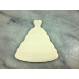 Wedding Dress Outline #3 Cookie Cutter - Wedding / Baby / V Day
