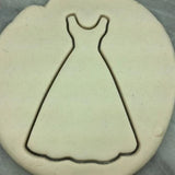 Wedding Dress Outline #4 Cookie Cutter - Wedding / Baby / V Day