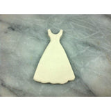 Wedding Dress Outline #4 Cookie Cutter - Wedding / Baby / V Day