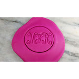Wedding Initials Vine Monogram Cookie Cutter Stamp & Outline #1 - Wedding / Baby / V Day