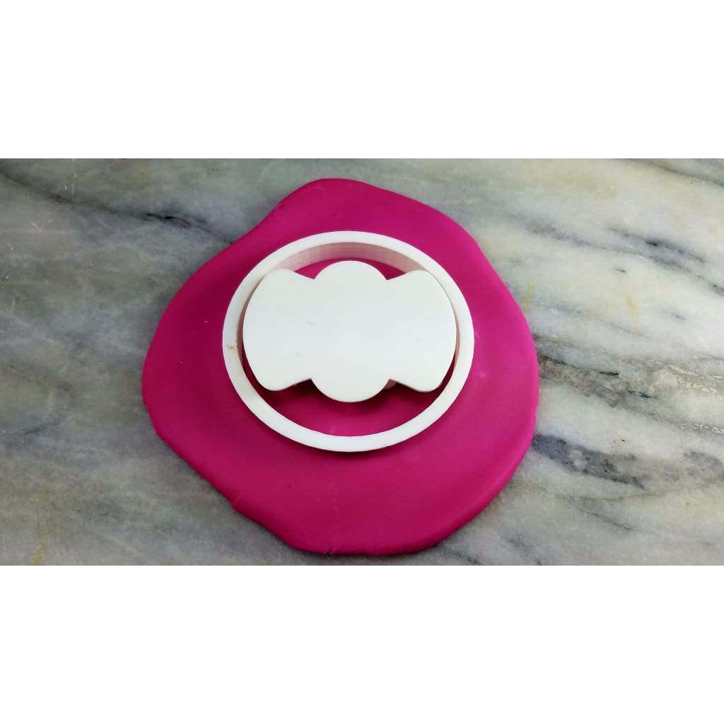 Wedding Initials Vine Monogram Cookie Cutter Stamp & Outline #1 - Wedding / Baby / V Day