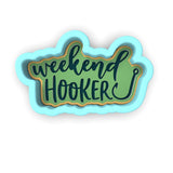 Weekend Hooker Cookie Cutter | Stamp | Stencil #1 Boys/ Army / Outdoorsman Cookie Cutter Lady 