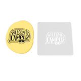 Welcome to Our Camper Cookie Cutter | Stamp | Stencil #1