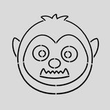 Werewolf Cookie Cutter | Stamp | Stencil #1