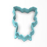 Werewolf Face Cookie Cutter Outline & Stamp 2