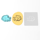 Whale Cookie Cutter | Stamp | Stencil #1