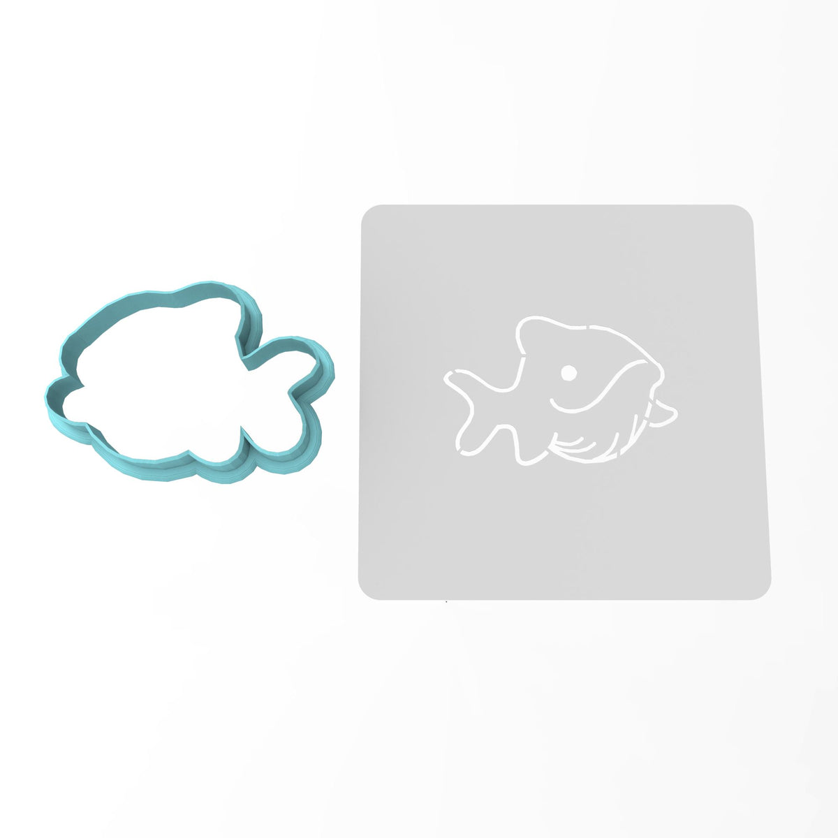 Whale Cookie Cutter | Stamp | Stencil #1