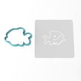 Whale Cookie Cutter | Stamp | Stencil #1