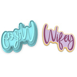 Wifey Cookie Cutter | Stamp | Stencil #1