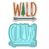 Wild Cookie Cutter | Stamp | Stencil #1