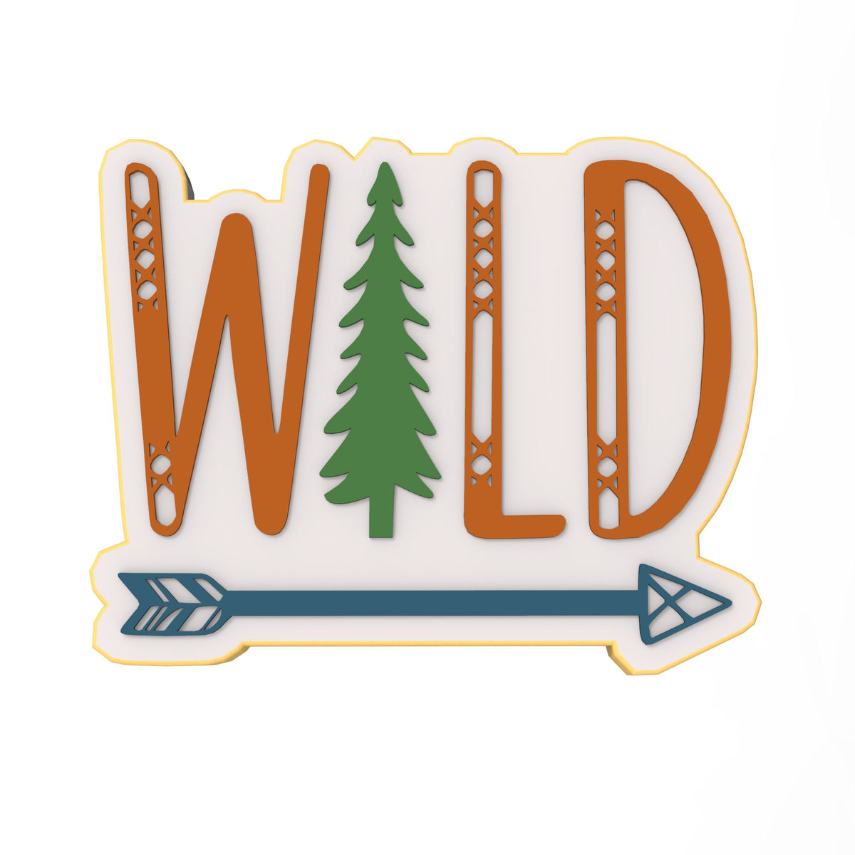 Wild Cookie Cutter | Stamp | Stencil #1