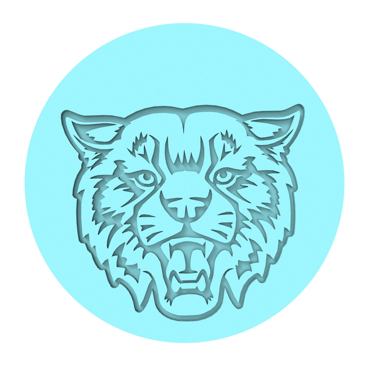 Wildcat Cookie Cutter | Stamp | Stencil #1 Animals & Dinosaurs Cookie Cutter Lady MINI - 2 Inches (5cm) Debosser ONLY 