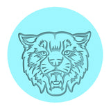 Wildcat Cookie Cutter | Stamp | Stencil #1 Animals & Dinosaurs Cookie Cutter Lady MINI - 2 Inches (5cm) Debosser ONLY 