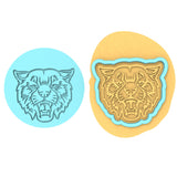 Wildcat Cookie Cutter | Stamp | Stencil #1 Animals & Dinosaurs Cookie Cutter Lady MINI - 2 Inches (5cm) **BUNDLE** Cutter + Debosser 