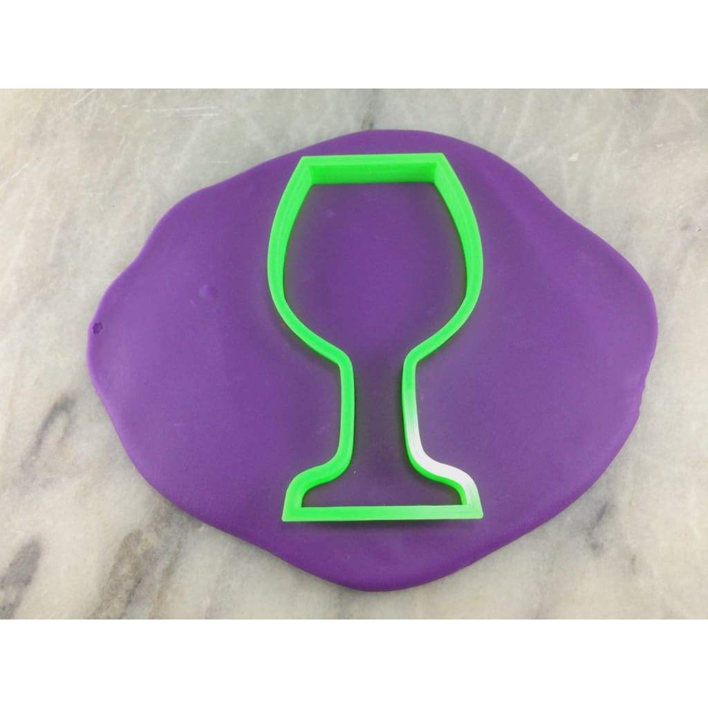 Wine Glass Cookie Cutter Outline - Mom / Dad / Bday / Party