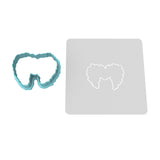 Winnie Sanderson Witch Hair Cookie Cutter | Stamp | Stencil #1