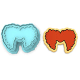 Winnie Sanderson Witch Hair Cookie Cutter | Stamp | Stencil #1