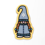 Winter Gnome Cookie Cutter | Stamp | Stencil #1 Xmas / Winter / NYE Cookie Cutter Lady 