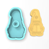 Winter Gnome Cookie Cutter | Stamp | Stencil #1 Xmas / Winter / NYE Cookie Cutter Lady 