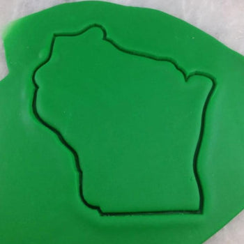 Wisconsin Cookie Cutter Outline - States/Country/Continent
