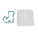 Witch Boot Cookie Cutter | Stamp | Stencil #1