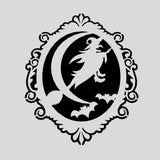 Witch Frame Cookie Cutter | Stamp | Stencil #1