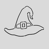 Witch Hat Cookie Cutter | Stamp | Stencil #1
