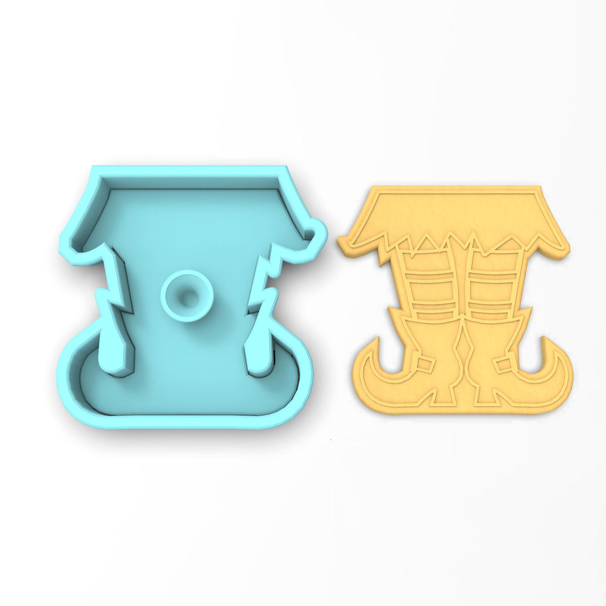 Witches Feet Cookie Cutter | Stamp | Stencil #1